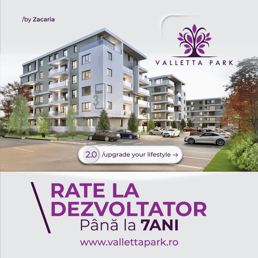 Oferta limitata! apartamente noi Sibiu cu plata in rate la dezvoltator pe maxim 7 ani!